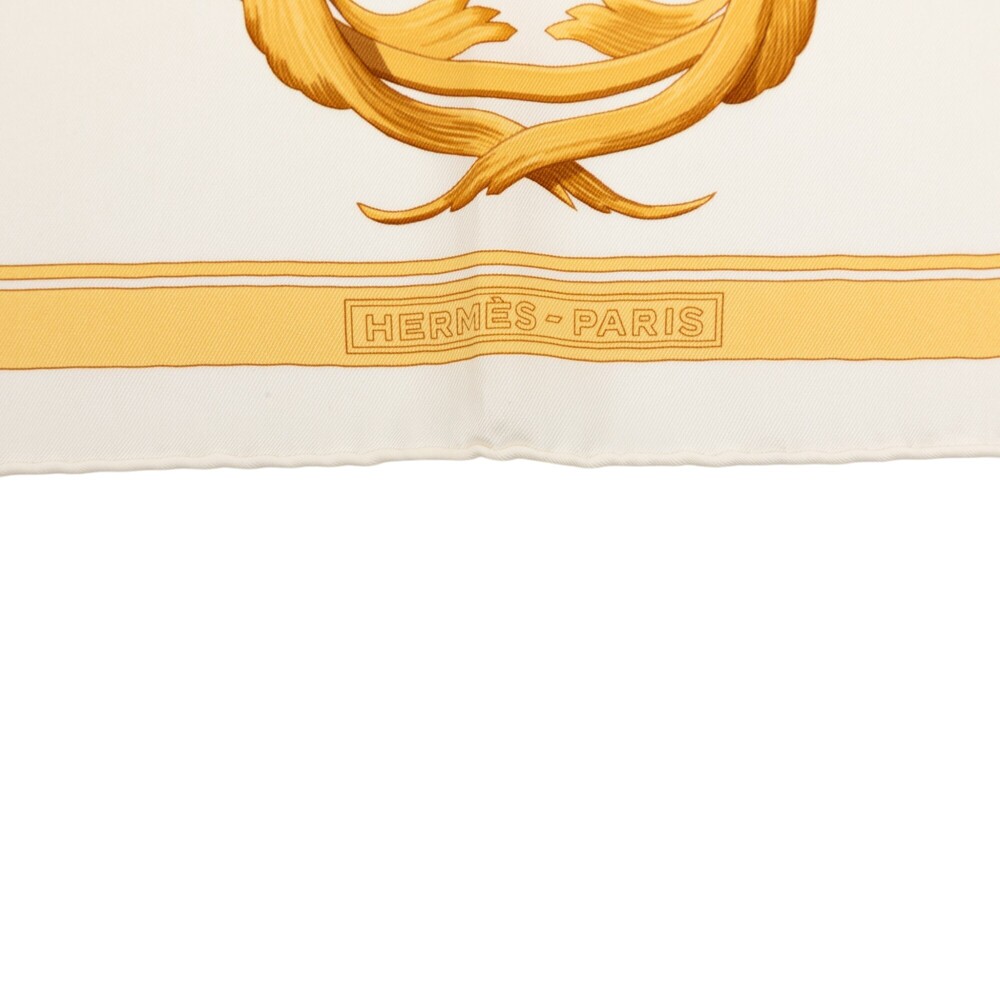 Pre-Loved Hermes Couronnes Silk Scarf 90 - Picture 4 of 6